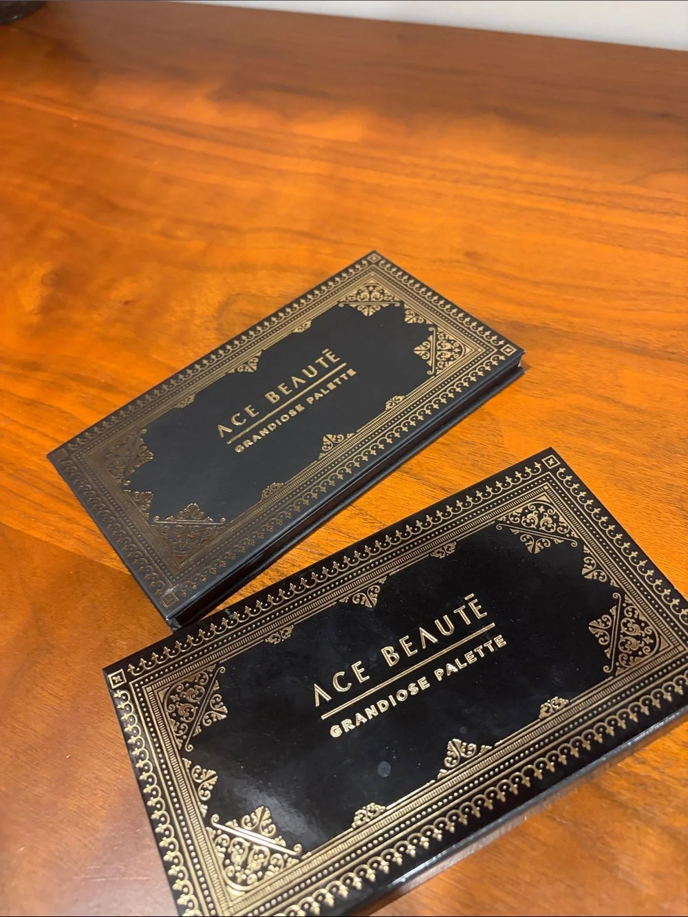 Ace Beaute Grandiose Eyeshadow Palette — Rose, Pink, Peach & Gold Tones